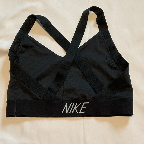 Nike Women's Black and White Sports Bra - Picture 2 of 2